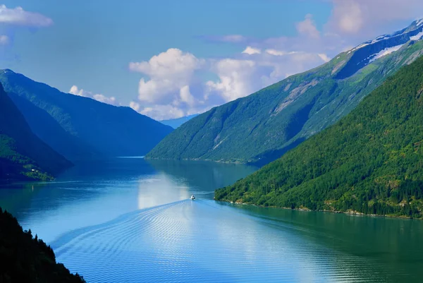 Vista Paisajes Escandinavia Norte Europa — Foto de Stock