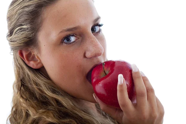 Retrato Belleza Mujer Joven — Foto de Stock