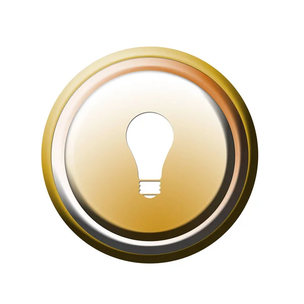 Light Button Graphic Illustration — Stock Photo, Image