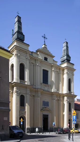Francis Church Warsaw Poland — стоковое фото