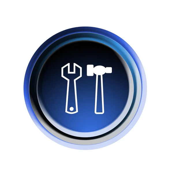 Tool Button Workshop Tools Icons — Stock Photo, Image