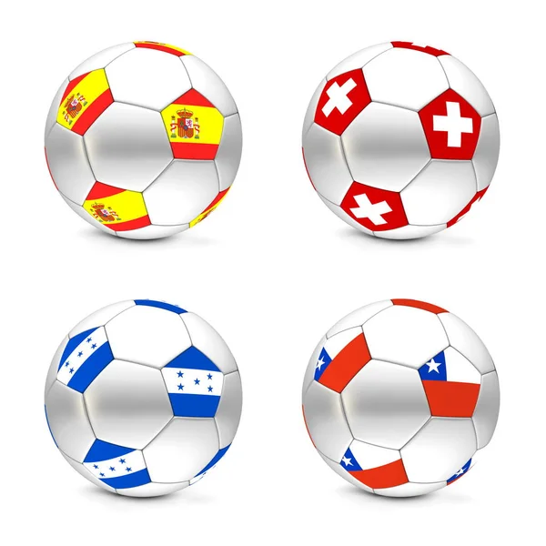 2010 Flags Balls Group — 스톡 사진
