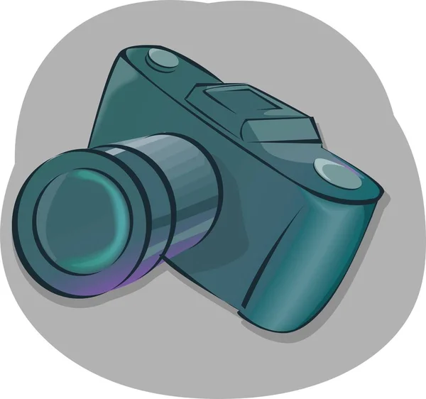 Ilustração Vetorial Uma Câmera — Fotografia de Stock
