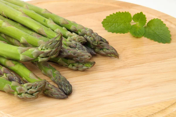 Cibo Vegetale Asparagi Biologici — Foto Stock