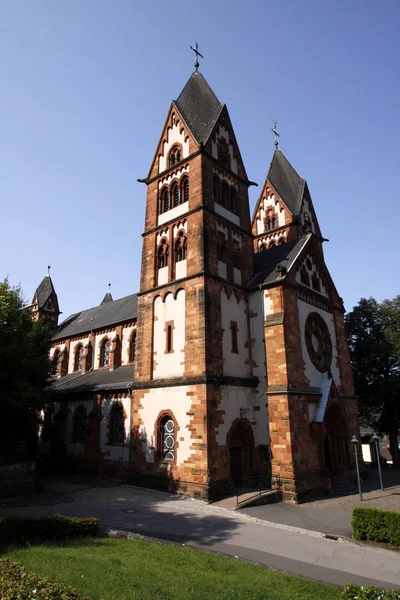 Kostel Lutwinus Mettlachu — Stock fotografie