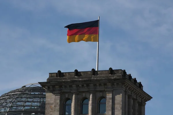 德国国旗的官方颜色和比例正确 — 图库照片