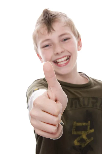 Young Makes Thumbs Wd696 — Stock Photo, Image