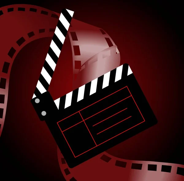 Εικονογράφηση Του Πίνακα Clapper Ταινία — Φωτογραφία Αρχείου