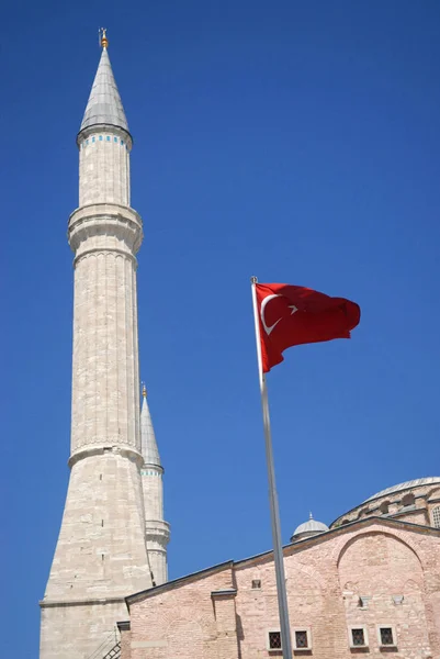 Güzel Cami Mimarisinin Manzarası — Stok fotoğraf