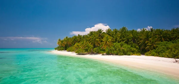 Vacaciones Ensueño Isla Maldivas — Foto de Stock