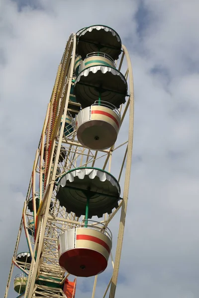 Carrusel Rueda Del Ferris Parque Atracciones — Foto de Stock
