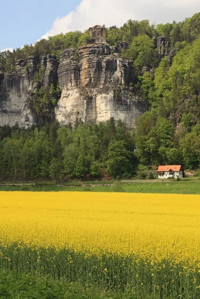 Jaro Švýcarsku — Stock fotografie