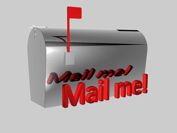 Mailbox Mail Isolado — Fotografia de Stock