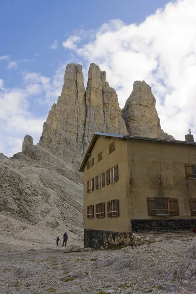 Vista Panorâmica Majestosa Paisagem Dolomitas Itália — Fotografia de Stock