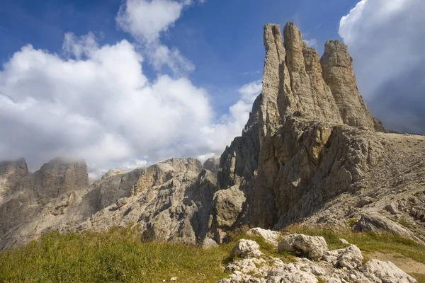 Vista Panorâmica Bela Natureza Paisagem Montanhosa — Fotografia de Stock