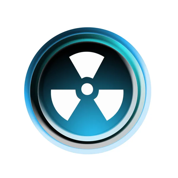 Ядерна Радіоактивність Радіаційна Зона — стокове фото