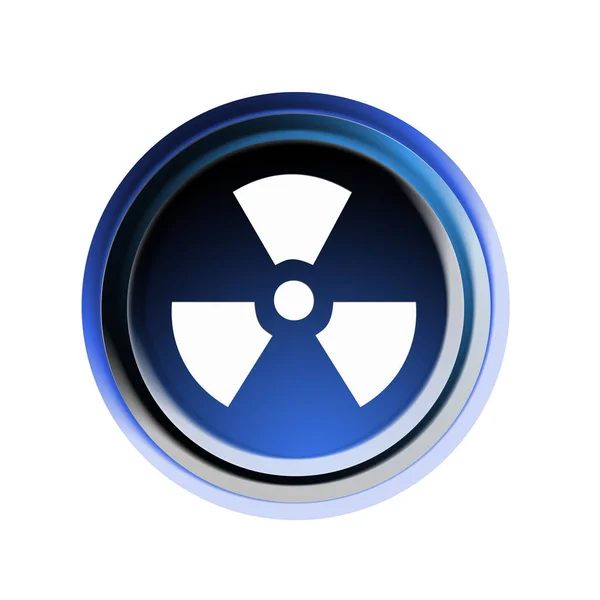 Nucleaire Radioactiviteit Radioactief Gebied — Stockfoto