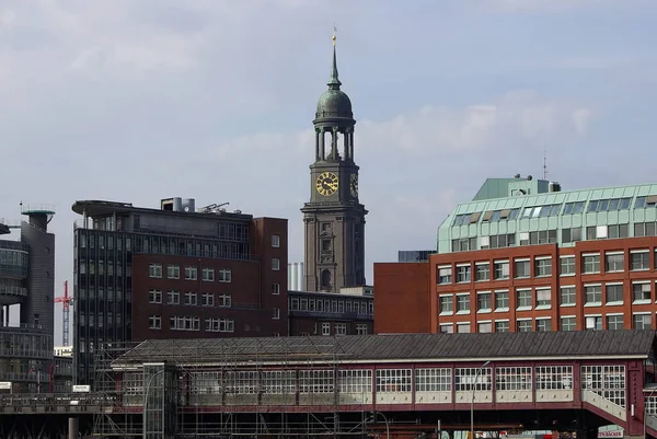 Hamburg Michaelis Kilisesi — Stok fotoğraf