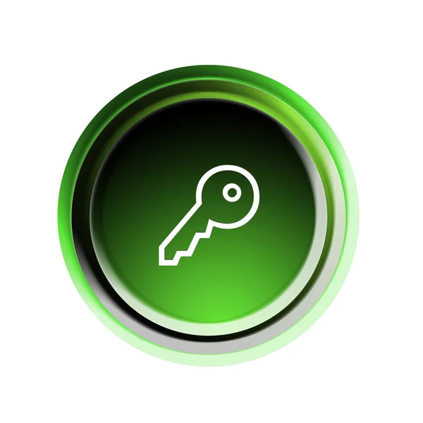 Button Key Graphic Illustration — Stock Photo, Image