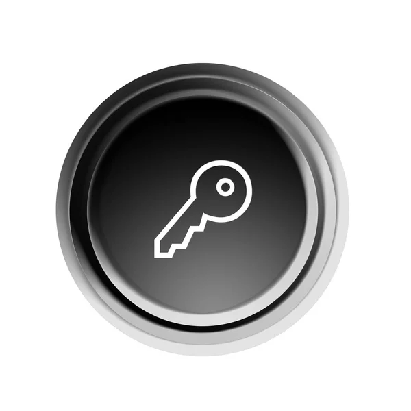 Button Key Graphic Illustration — Stock Photo, Image