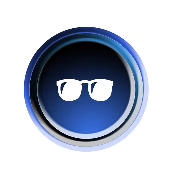 Glasses Button Push Button — Stock Photo, Image