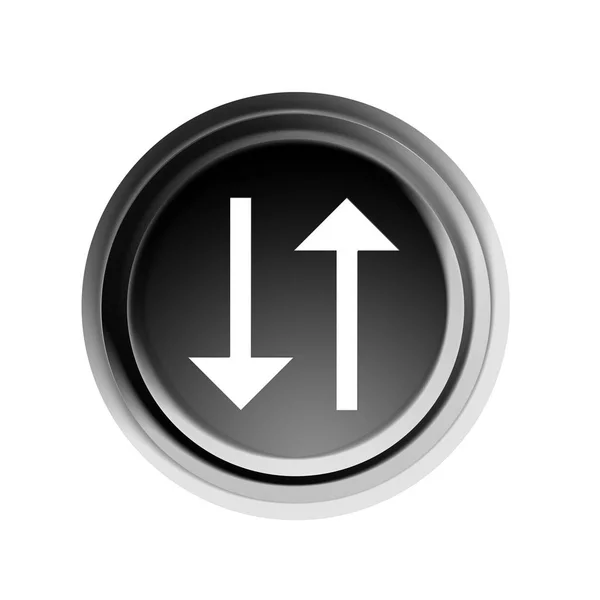 Pointing Directional Button Graphic Illustration — Stock Photo, Image