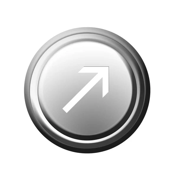 Pointing Directional Button Graphic Illustration — Stock Photo, Image