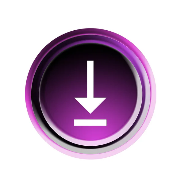 Pointing Directional Button Graphic Illustration — Stock Photo, Image