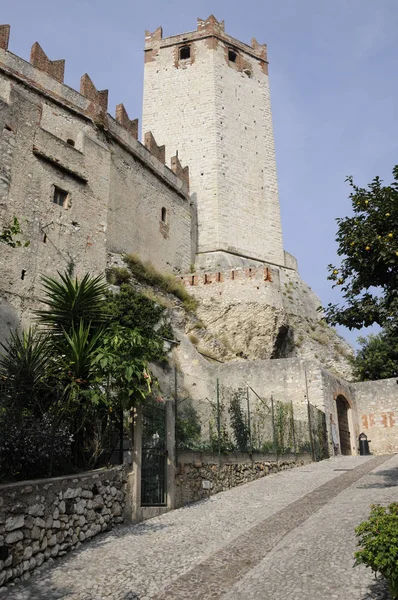 Scaliger Burg Στη Malcesine — Φωτογραφία Αρχείου