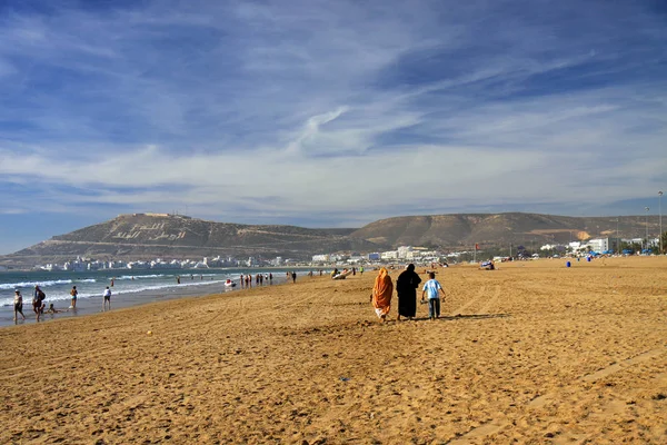 Pláži Agadiru — Stock fotografie