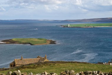 Scapa Flow from Brinkies Brae, Orkney clipart