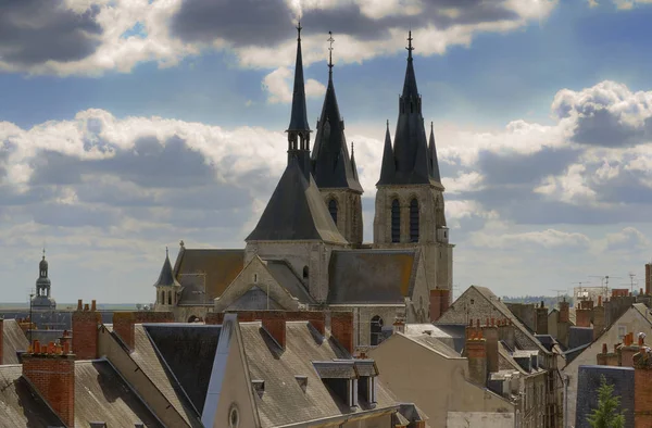 Βασιλική Του Νικόλα Αγίου Στη Blois — Φωτογραφία Αρχείου