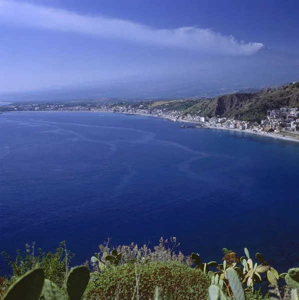 Isola Bella Piękna Wyspa Taormina Sycylia — Zdjęcie stockowe