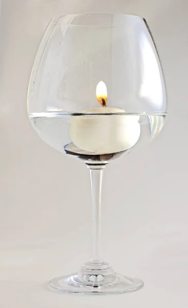 Candle Glass — Stock Photo, Image