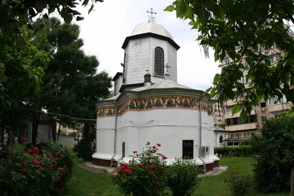 Die Orthodoxe Kirche Der Stadt — Stockfoto