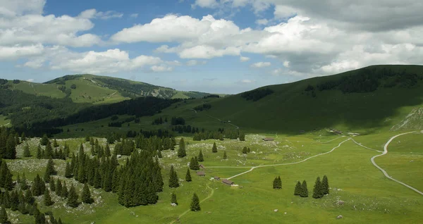 Vue Panoramique Sur Paysage Montagneux Mjestic — Photo