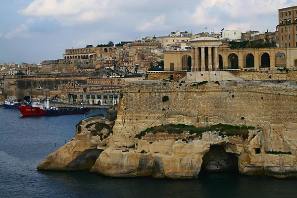 Entrance Port Valetta — Stock Photo, Image