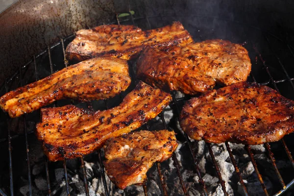 Grillzeit Picknick — Stockfoto