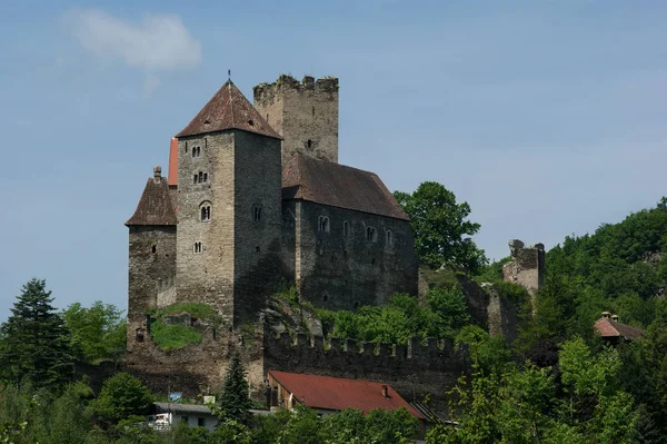 Vue Panoramique Sur Architecture Majestueuse Château Médiéval — Photo