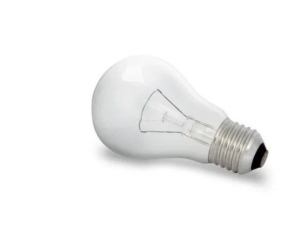 Lampadina Isolata Sfondo Bianco — Foto Stock