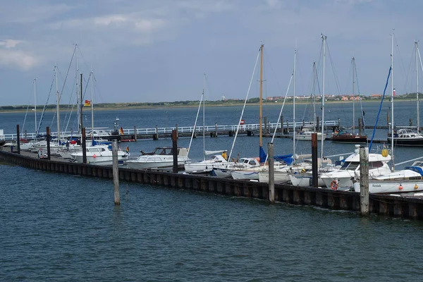 Meereslandschaft Yachthafen Von Meer — Stockfoto