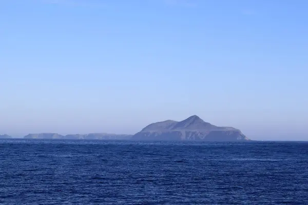 Vista Para Mar Ilha Montanha — Fotografia de Stock