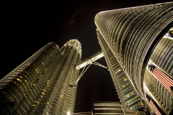 Wieże Benzynowe Kuala Lumpur — Zdjęcie stockowe
