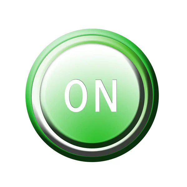 Graphic Illustration Button Sign Icon — Stock Photo, Image