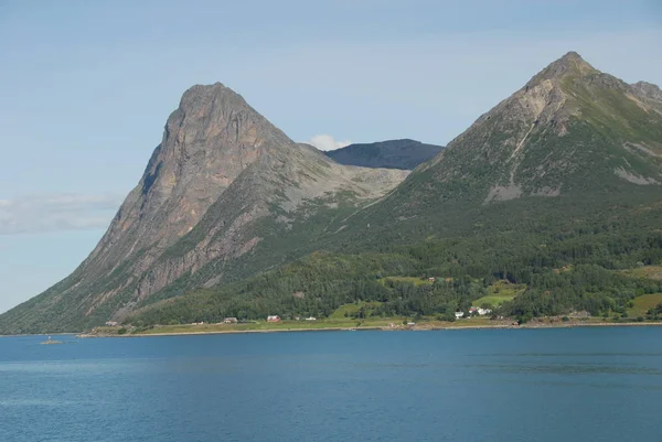 Noruega Sobre Naturaleza Paisaje Fondo —  Fotos de Stock