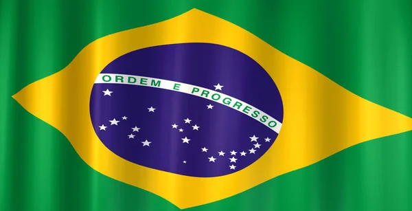 Bandera Del Brasil —  Fotos de Stock