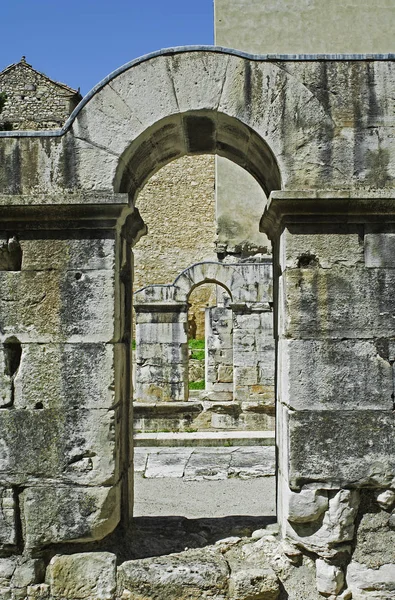 Gate Augustus Nimes France — Stock Photo, Image