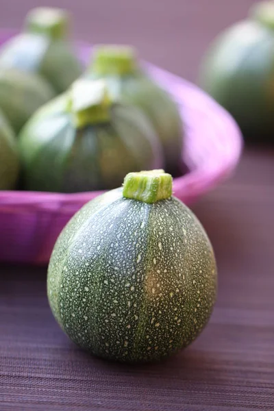 Courgettes Rondes Boules — Photo