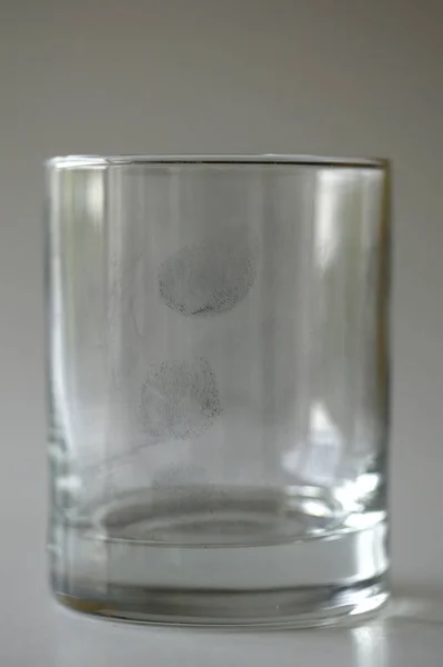 Склянка Води Білому Тлі — стокове фото