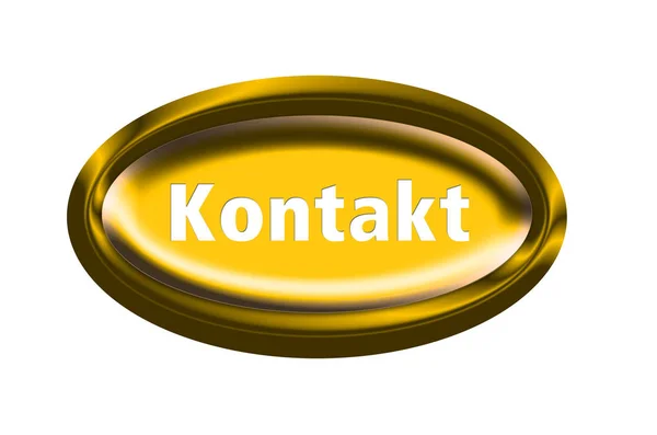 Kontakt Knapp Illustration — Stockfoto